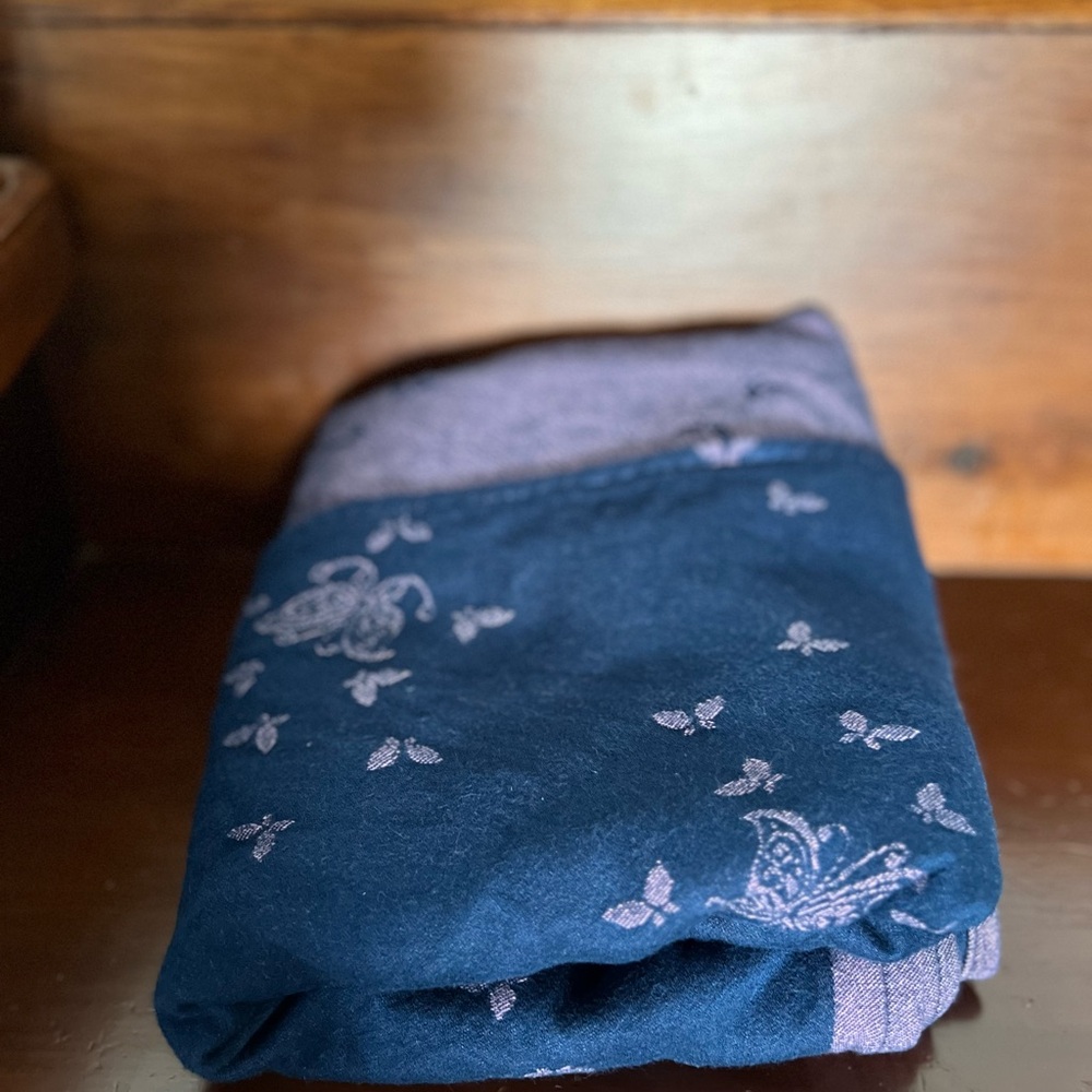 Natibaby Amethyst butterflies woven wrap